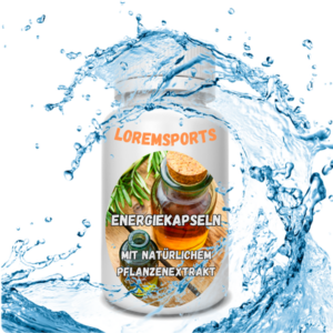 Energiekapseln mit natürlichen Pflanzenextrakten